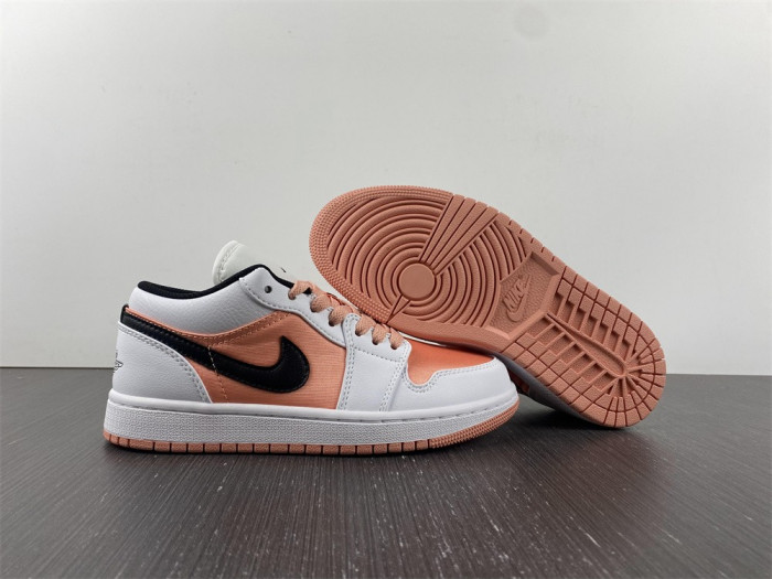 air jordan 1 low white light madder root dm8960-801