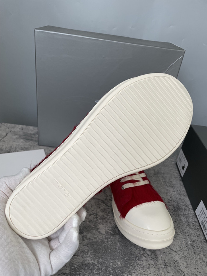 RICK OWENS SNEAKER (SUEDE)