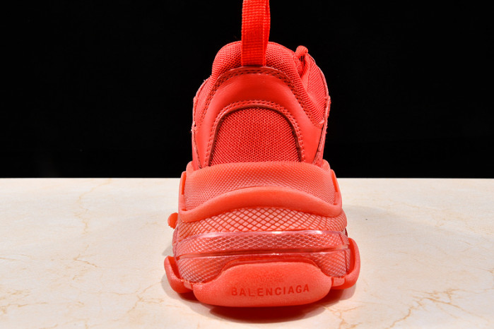 Ba*len*cia*ga triple s trainers clear sole trainer red w09o5 8125