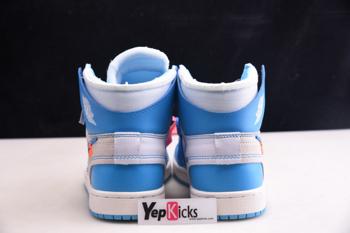 air jordan 1 x ow university blue aq0818-148