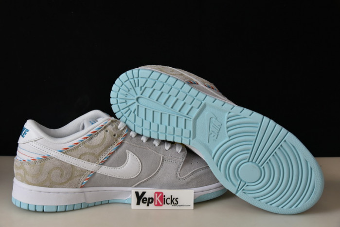 nike dunk low barber shop grey dh7614-500