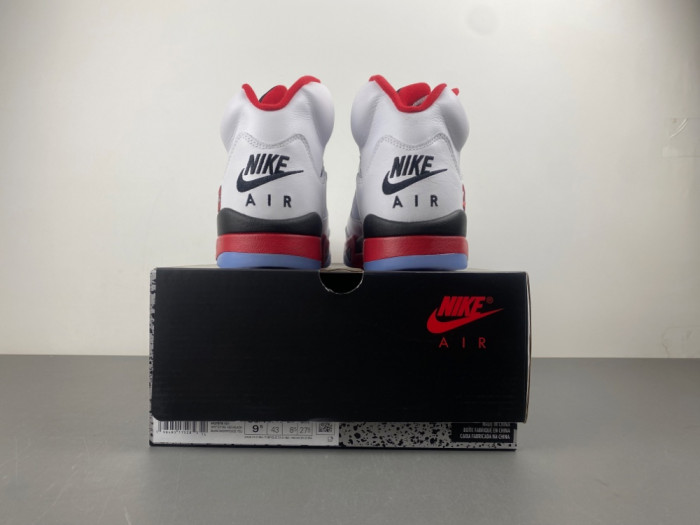 Air Jordan 5 Fire Red Black Tongue 2025 HQ7978-101