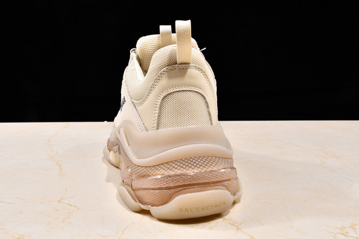 Ba*len*cia*ga TRIPLE S TRAINERS CLEAR SOLE TRAINER WHITE W09O5 8123