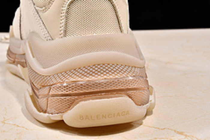 Ba*len*cia*ga TRIPLE S TRAINERS CLEAR SOLE TRAINER WHITE W09O5 8123