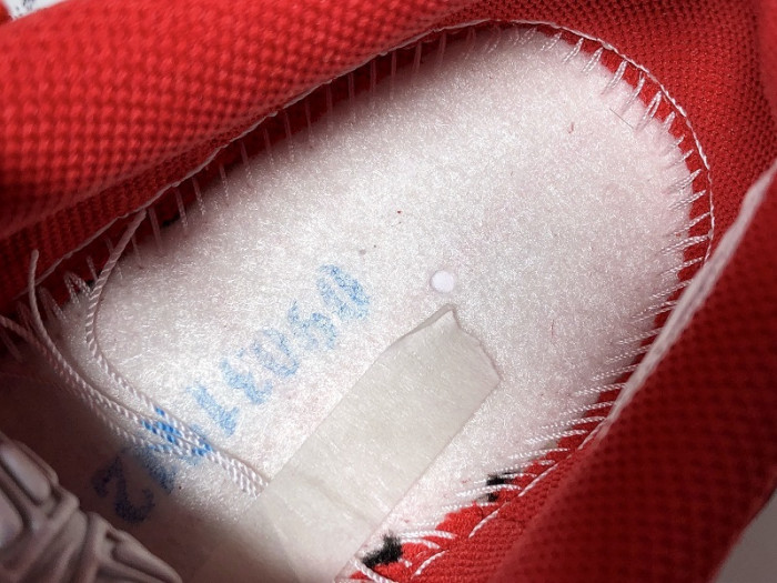 nike dunk low ow university red ct0856-600