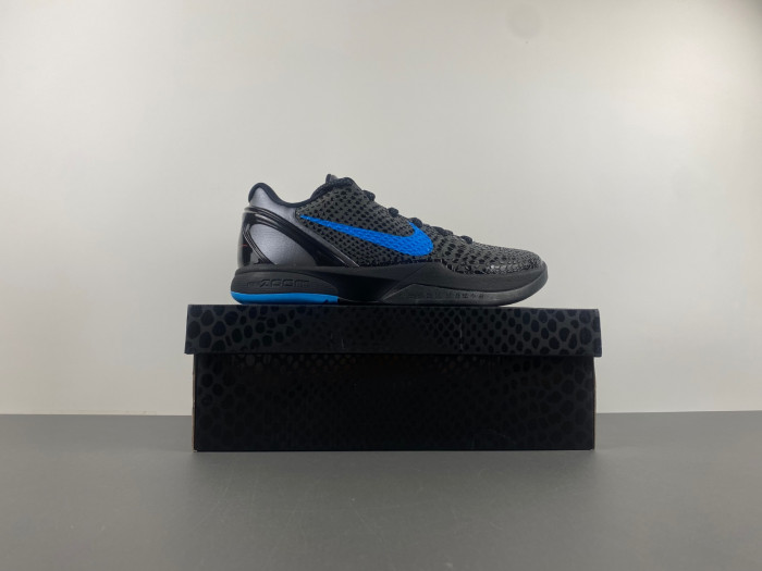nike zoom kobe 6“dark knight” 429659-016