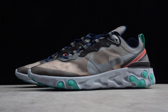 nike react element 87 black neptune green aq1090-005