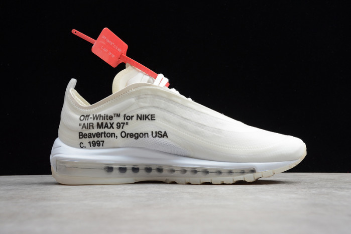 ow x air max 97 white aj4585- 100