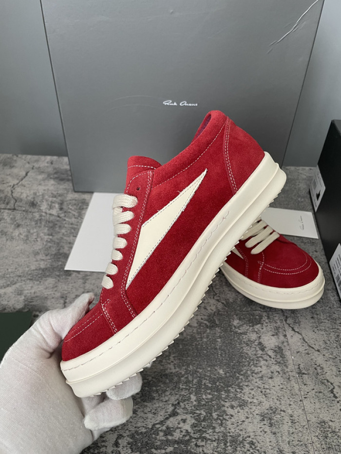 RICK OWENS SNEAKER (SUEDE)