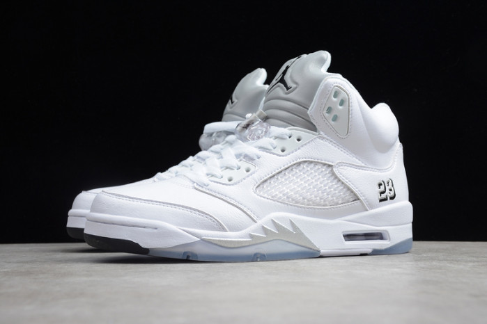 JORDAN 5 RETRO METALLIC WHITE (2015) 136027-130
