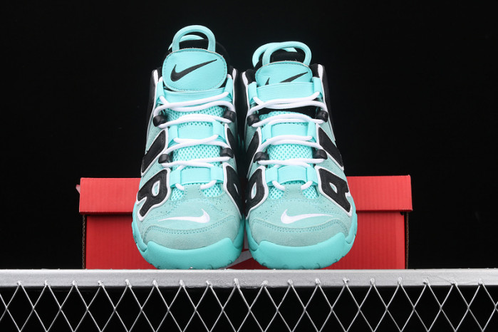 air more uptempo light aqua/black-white 415082-403
