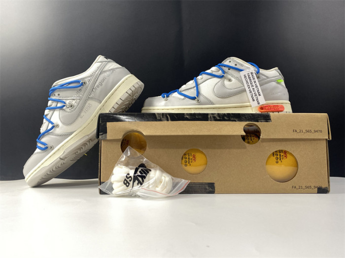 ow x nike dunk lot 10 dm1602-112