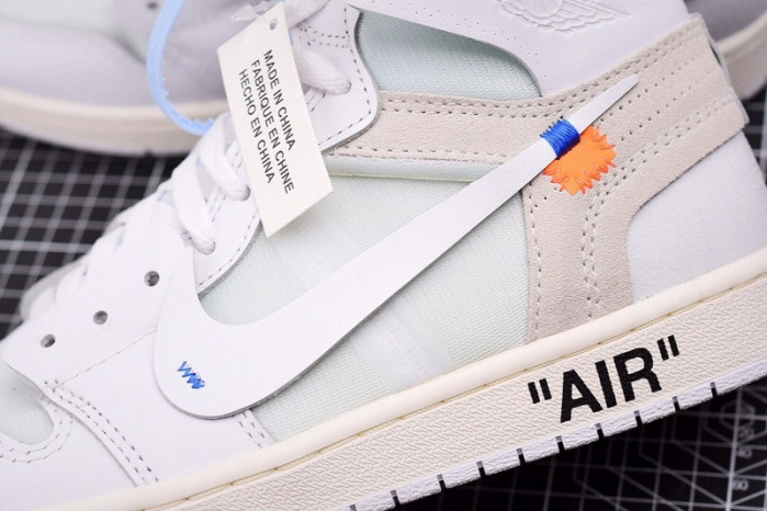 air jordan 1 x ow white aq0818-100